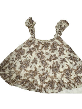 Perch by Blu Pepper - Cream & Brown Babydoll